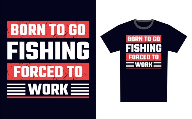 Vector de modelo de design de camiseta de pesca