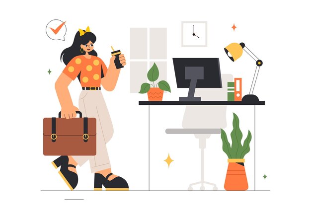 Vector de mulheres empresárias confiantes Ilustração de empresárias fortes que apoiam a promoção da participação das mulheres na política e nos negócios
