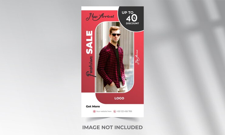 Vetor vector de negócios instagram história design