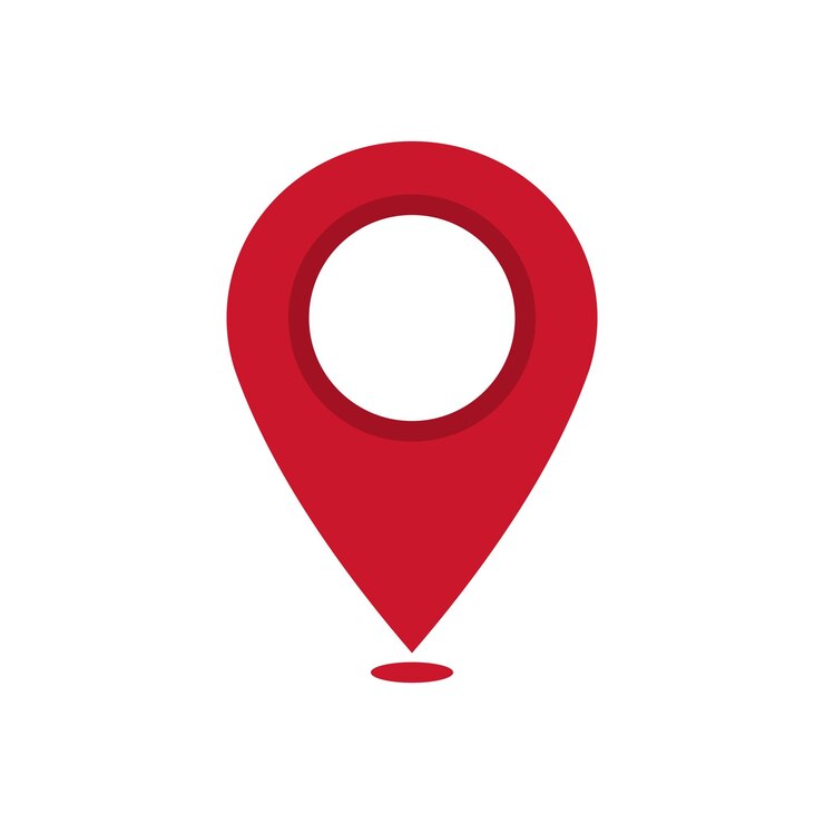Vetor vector de pinos de localização