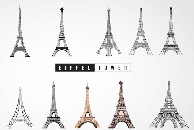 Vector de projeto da Torre Eiffel