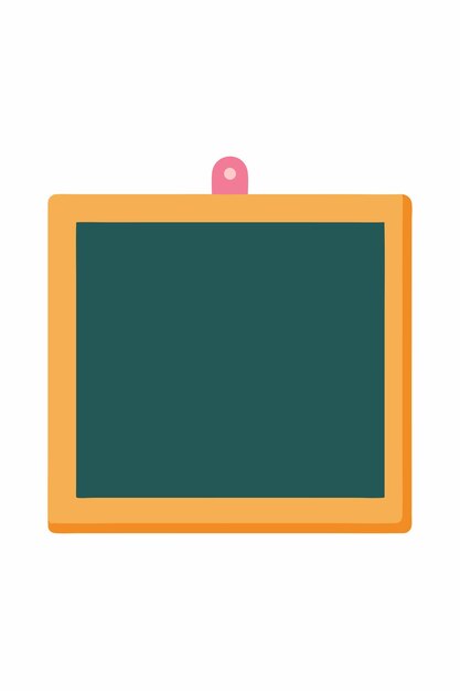 Vector de quadro em fundo branco