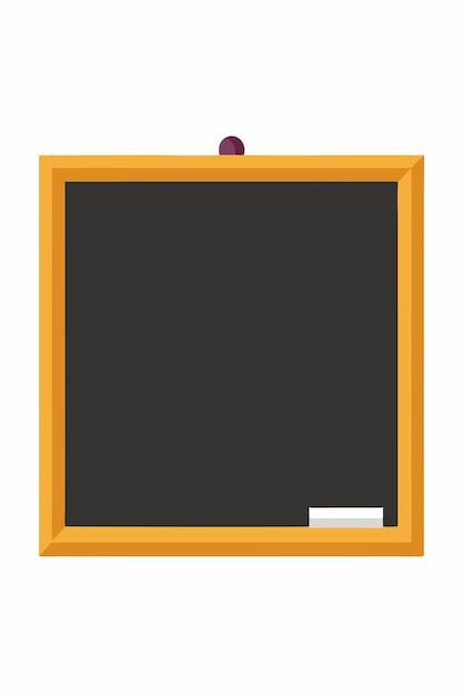 Vector de quadro em fundo branco
