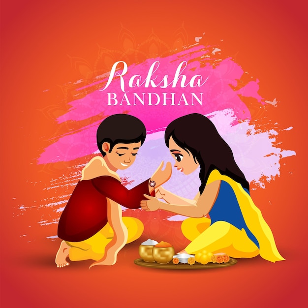 Vector de Raksha Bandhan