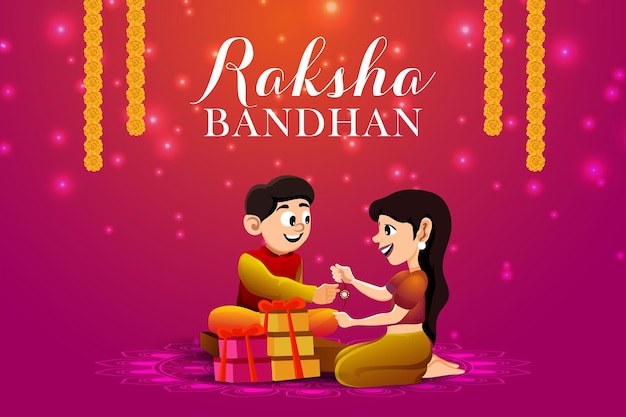 Vector de Raksha Bandhan