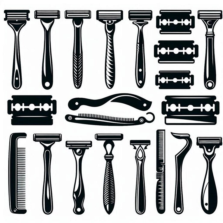 Vetor vector de razor shiloute