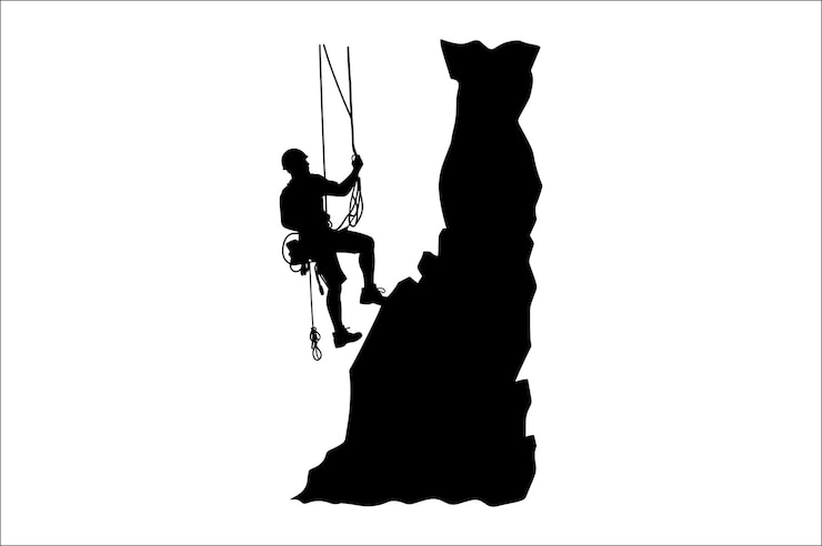 Vetor vector de silhueta isolado em um fundo branco