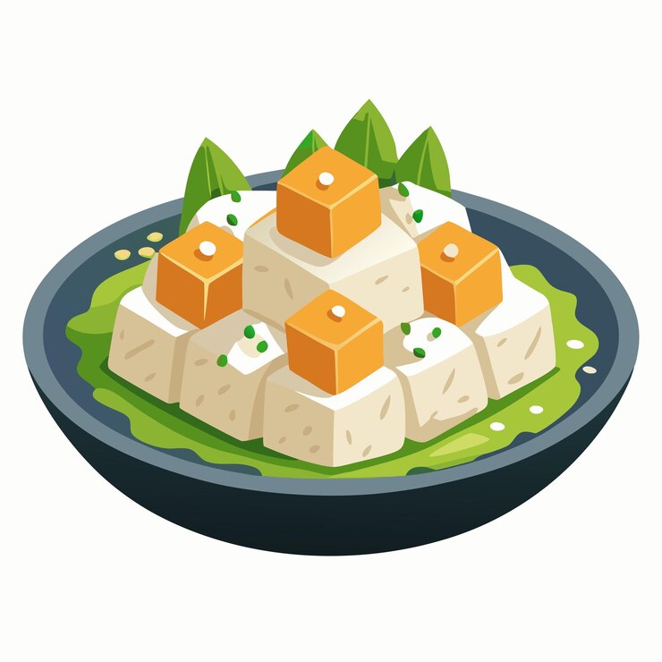 Vetor vector de tofu