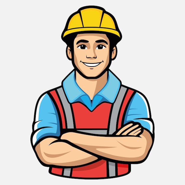 Vector de trabalhador da construção icon1