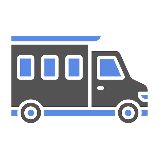 Vector design camper van icon estilo