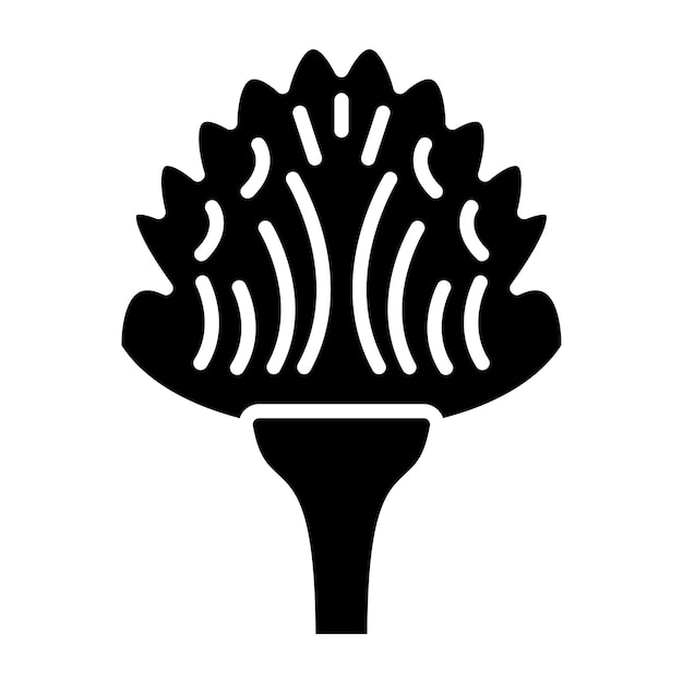 Vector design chive blossoms icon style (estilo de ícone de flores de cebola)