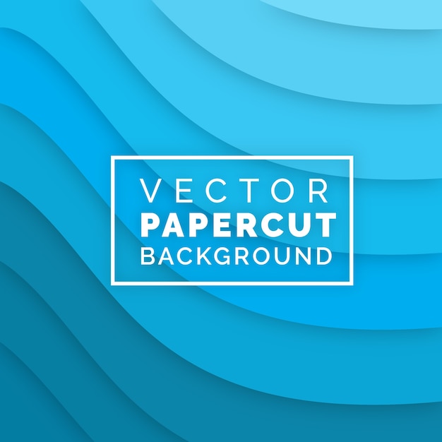 Vector design de fundo papercut