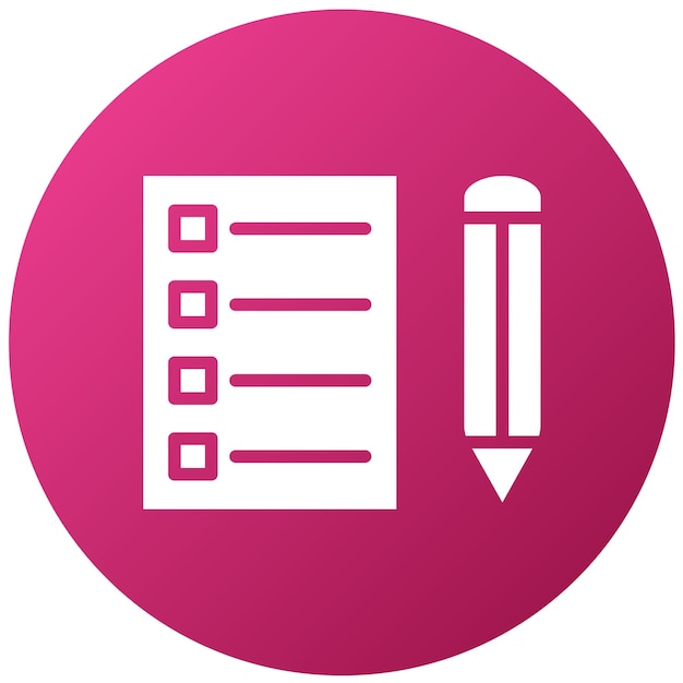 Vector Design Estudo Quizzes Estilo de ícone