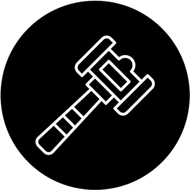 Vetor vector design gavel icon style