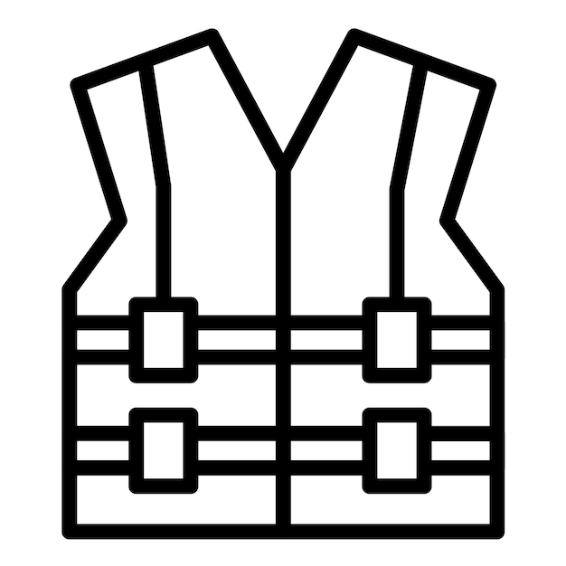 Vector Design Life Vest Icon Estilo