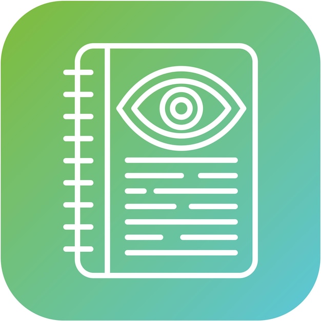 Vetor vector design optometric guidelines icon style