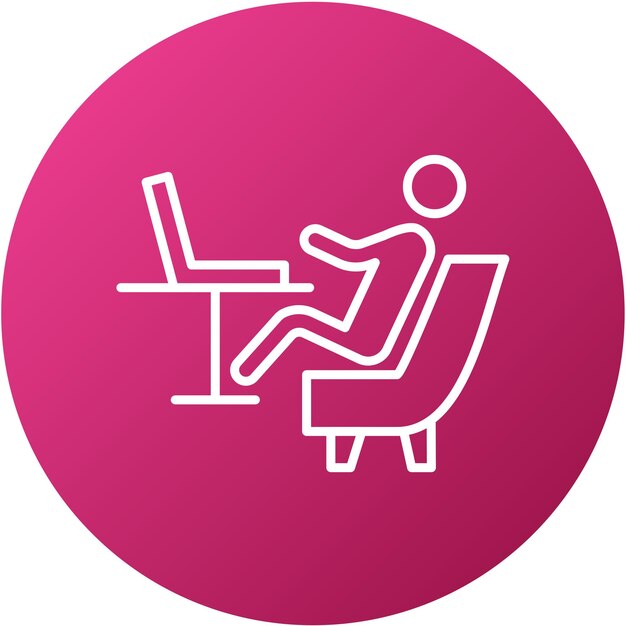 Vector design relax work icon estilo