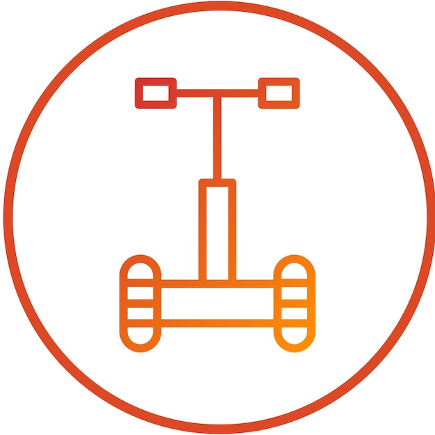 Vector Design Segway Tours Estilo de ícone