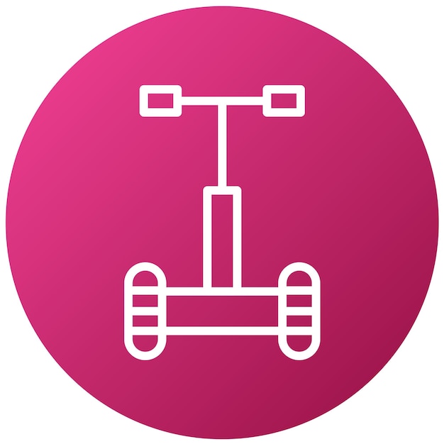 Vector Design Segway Tours Estilo de ícone