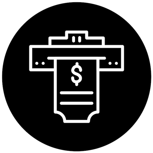 Vetor vector design ticketing system icon style (estilo de ícone do sistema de bilhetes vetorial)