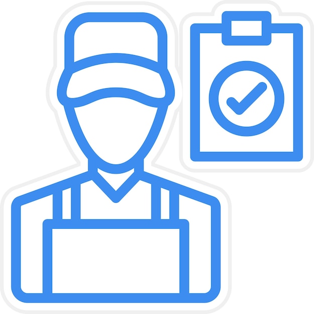 Vector Design Vetted Professionals Icon Style (Estilo de ícone)