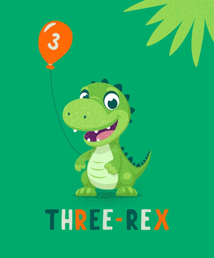 Vetor vector dinossauro feliz e sorridente desenho animado dinosauro verde tyrannosaurus rex tyrex com esboço em projeto de skate template skater dinosauro design de camiseta de impressão engraçada para crianças