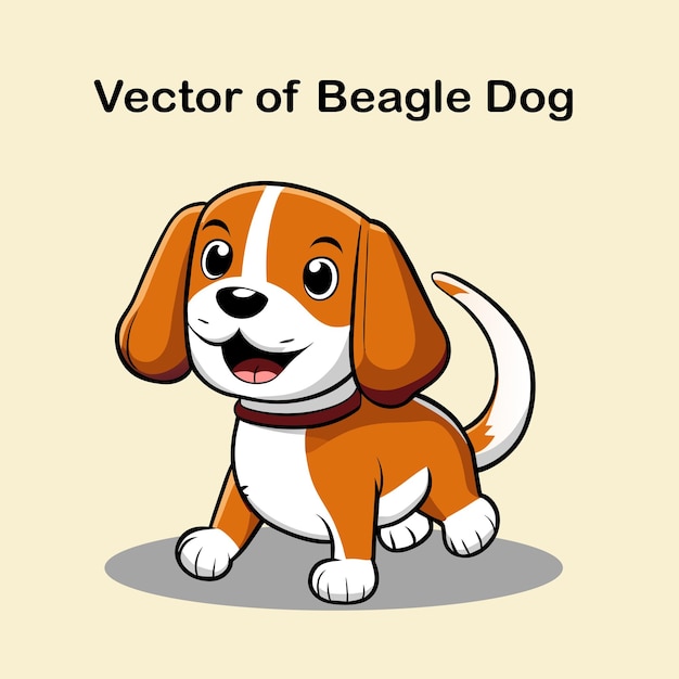 Vector do cão beagle