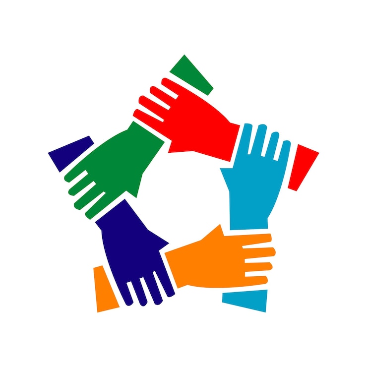 Vetor vector do logotipo da comunidade