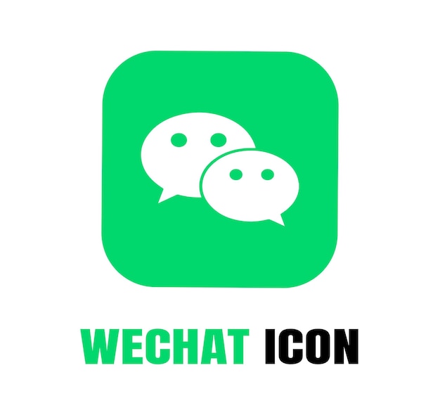 Vector do logotipo do ícone do WeChat