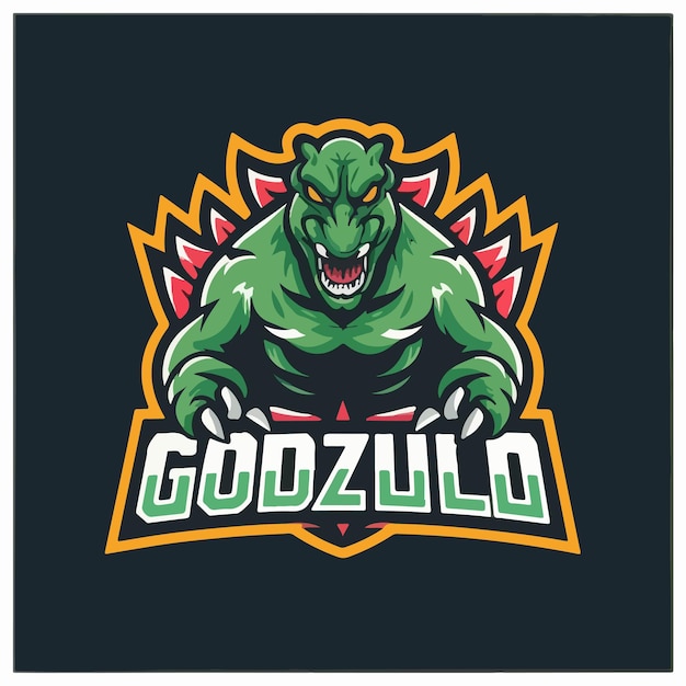 Vector do logotipo do jogo Godzilla
