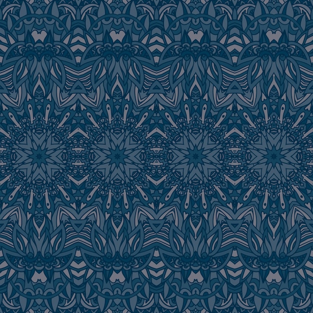 Vector étnico sem costura vintage padrão de fundo ornamental ilustração vetorial design de ikat de tecido têxtil