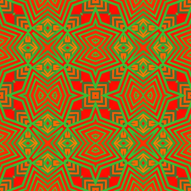 Vector fundo abstrato sem costura na cor laranja combinada com a cor vermelha