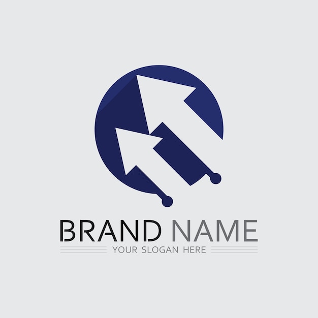 Vector gráfico de design de ícones e logotipos de negócios