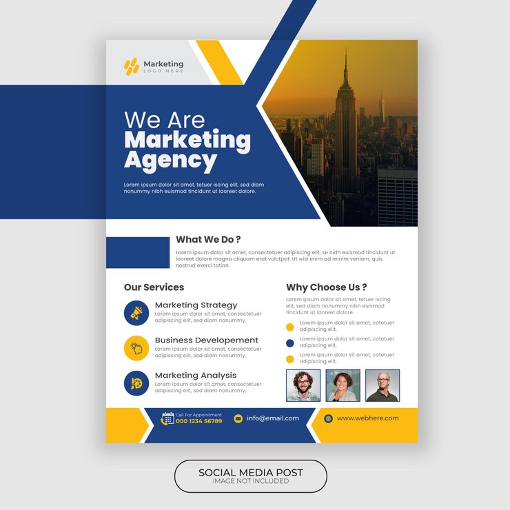 Vector imobiliário casa propriedade Flyer Design ou modelo de banner web quadrado.