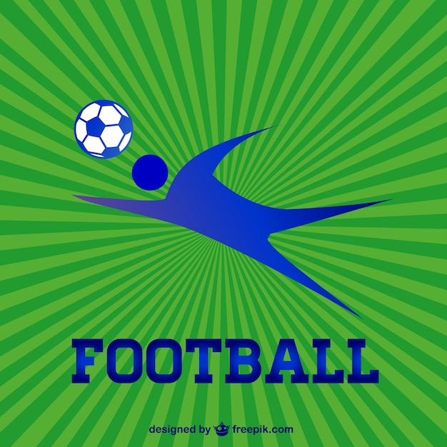 Vector logo futebol