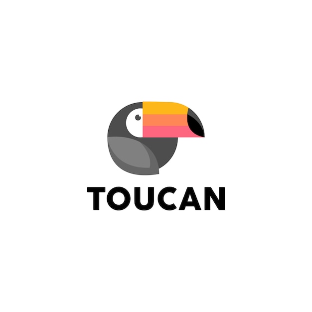 Vector logo toucan