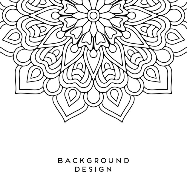 Vector mandala fundo