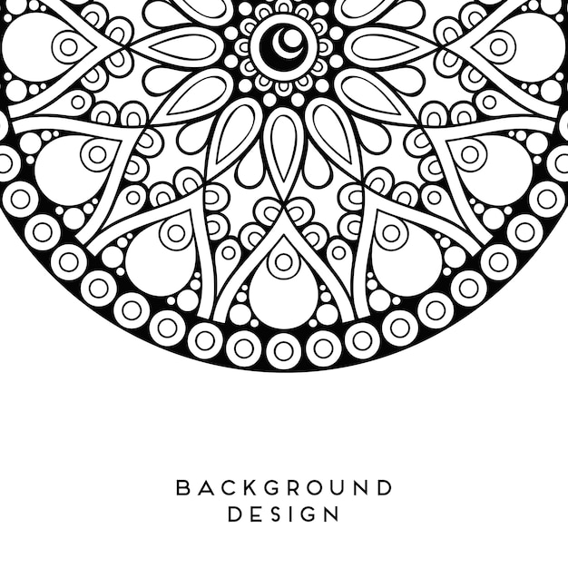 Vector mandala fundo