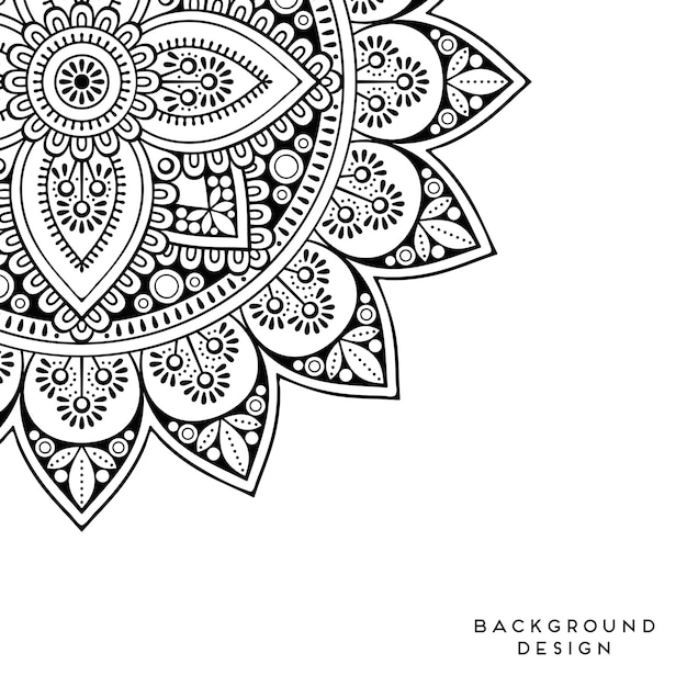 Vector mandala fundo