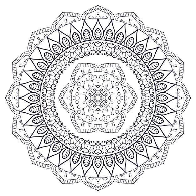 Vector mandala indiana