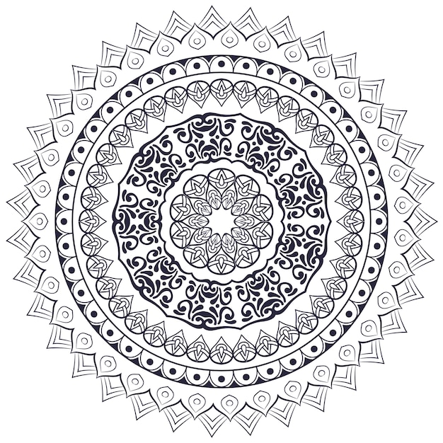 Vector Mandala indiana