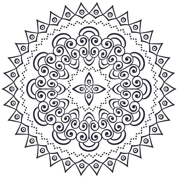 Vector mandala indiana