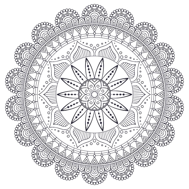 Vector mandala indiana