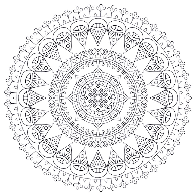 Vector mandala indiana