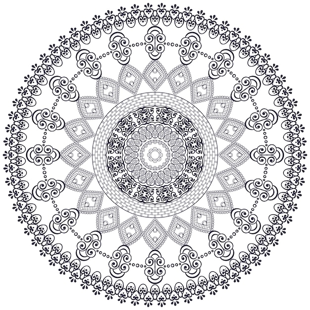 Vector mandala indiana