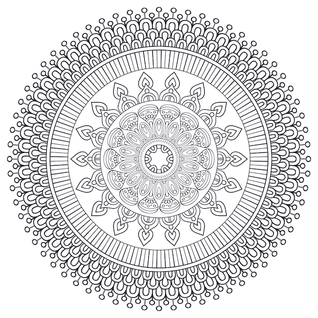 Vector mandala indiana