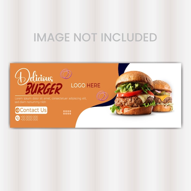 Vector moderna página de capa do Facebook e modelo de design de banner da web