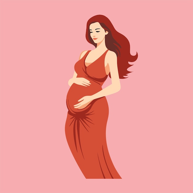 Vector plano mulher grávida 7
