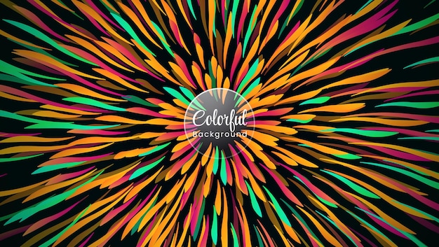 Vector premium de fundo colorido