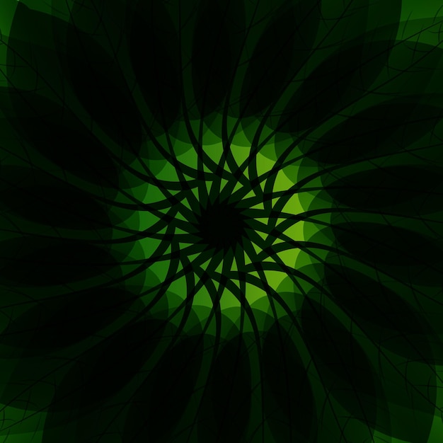 Vector Premium Vector desenho plano ilustração de fundo giratório verde